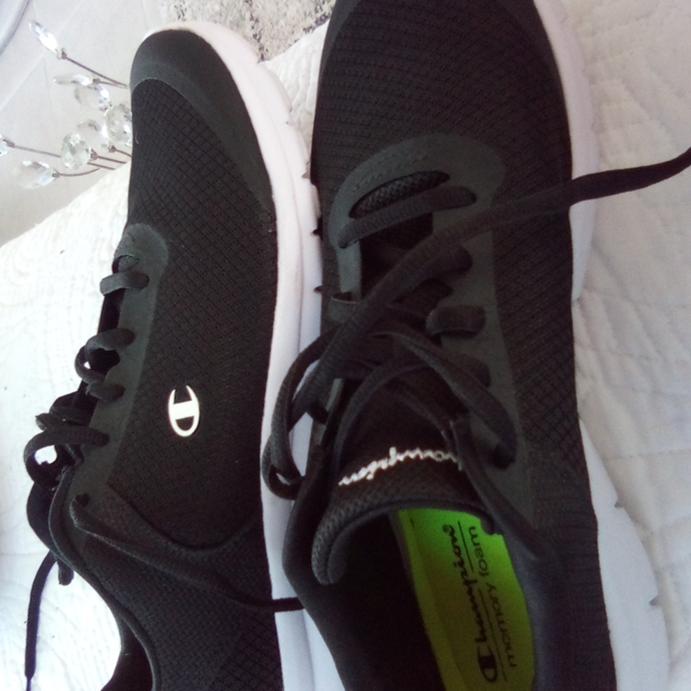 Champion black memory foam size 9 sneakers